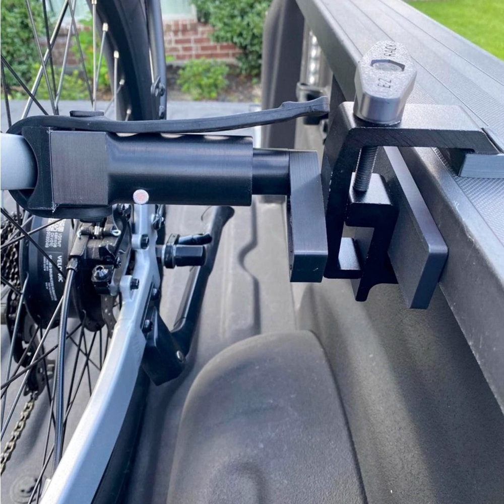 NEW! Made as ordered. Truck Bed Bike Clamp Set